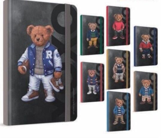 Gıpta Xoxo İp Dikişli Sert Kapak Defter 13x21 120 Yaprak Çizgili