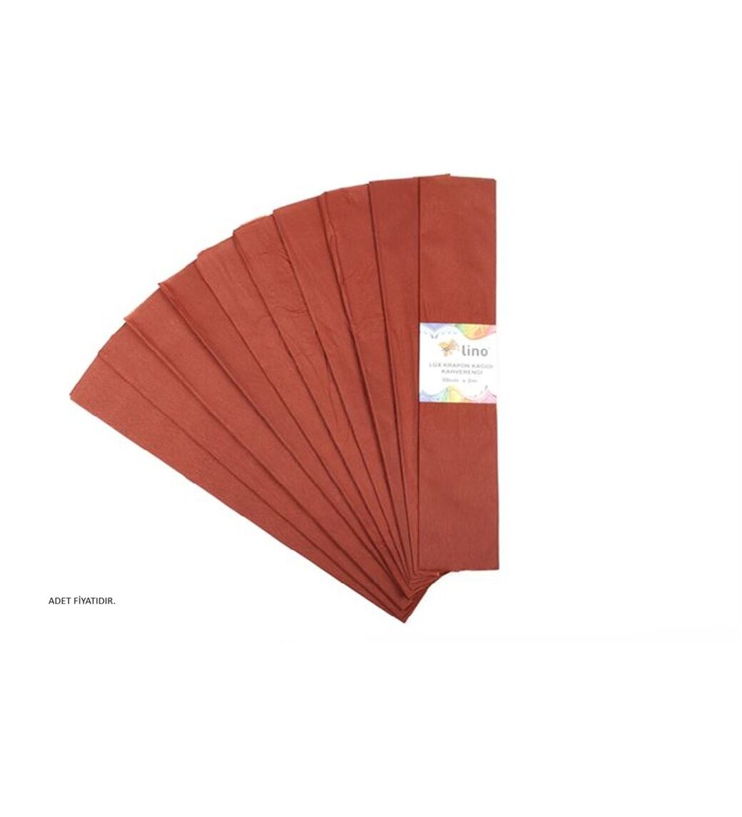 Lino Lüx Krapon Kağıdı Kahverengi 50x200 Cm