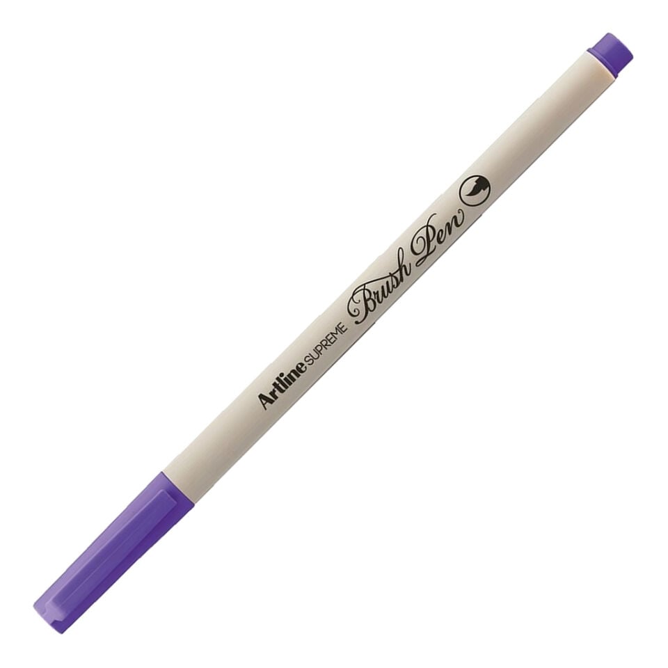 Artline Supreme Brush Uçlu Kalem Fosforlu Mor