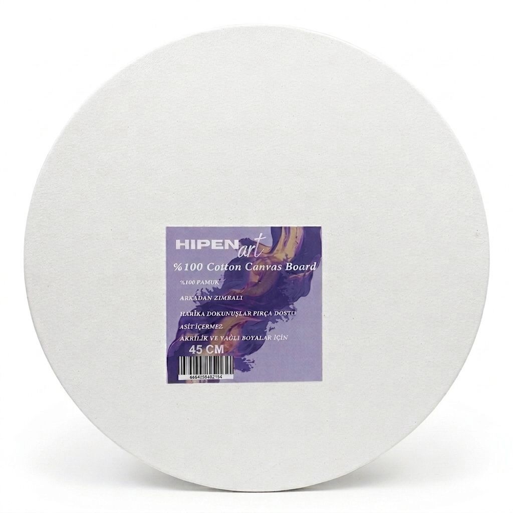 Hipenart Daire Tuval Akademik 45 Cm