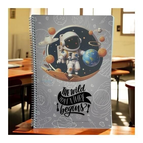 Gıpta Wildbook Spiralli Ofset Pp Kapak Defter A4 80 Yaprak Kareli