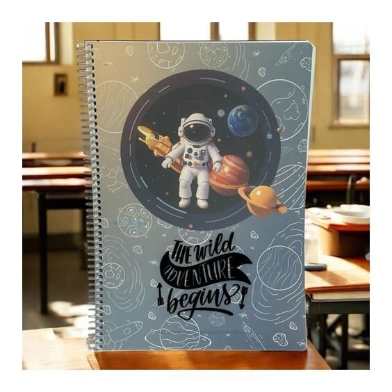 Gıpta Wildbook Spiralli Ofset Pp Kapak Defter A4 80 Yaprak Kareli