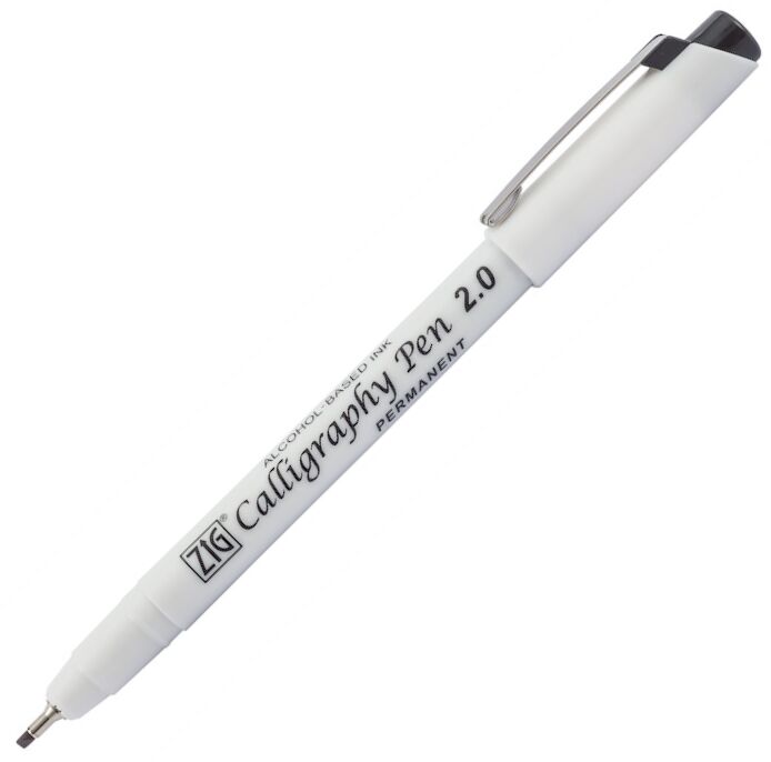 Zig Kaligrafi Kalemi Permanent 2.0 Mm Pca-210 Siyah