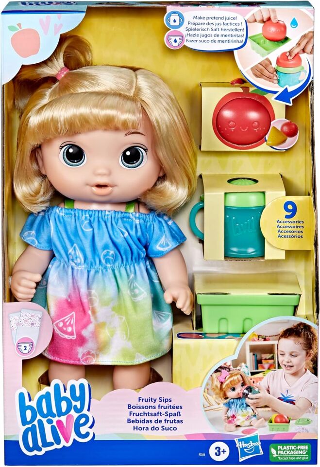 Baby Alive Bebeğimle Eğlenceli Yudumlar Sarışın