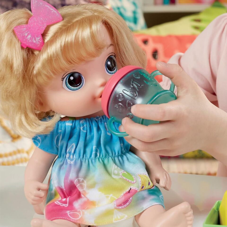 Baby Alive Bebeğimle Eğlenceli Yudumlar Sarışın