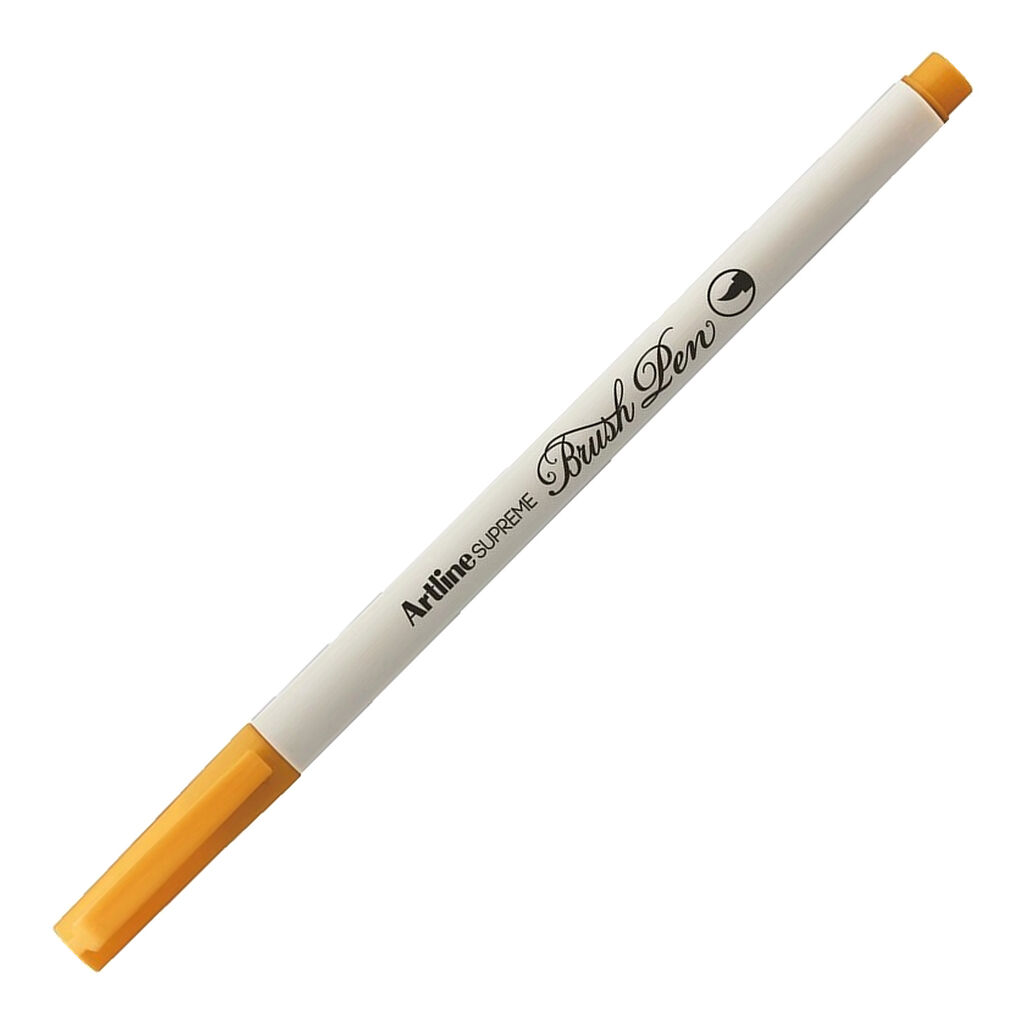 Artline Supreme Brush Uçlu Kalem Krom Sarı