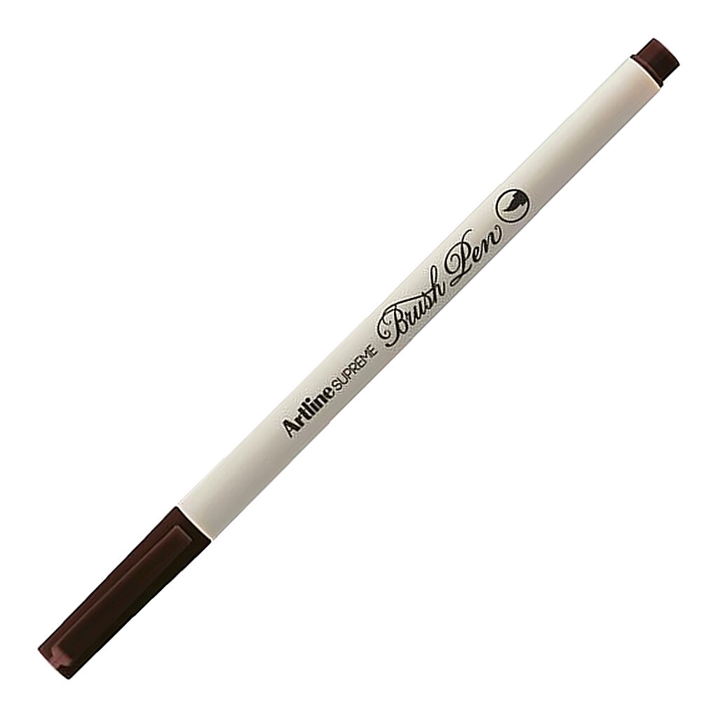 Artline Supreme Brush Uçlu Kalem Koyu Kahve