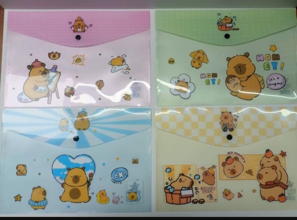 Taros Unick Color Capybara A4 Çıt Çıt Dosya