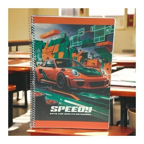 Gıpta Speedy Spiralli Pp Kapak Defter A4 80 Yapra Kareli