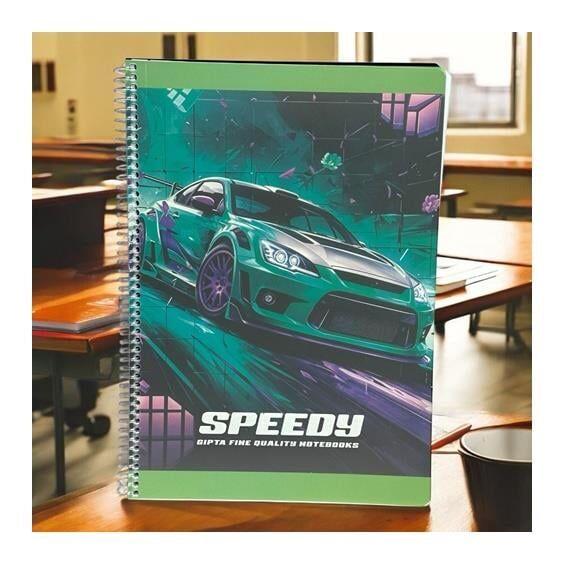 Gıpta Speedy Spiralli Pp Kapak Defter A4 80 Yapra Kareli