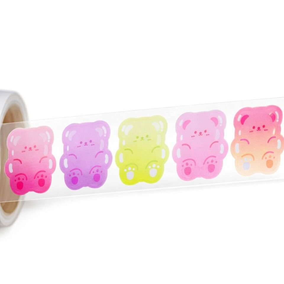 Gıpta Sticker Bant Cute Animals 2.5 Cm x 2 Mt