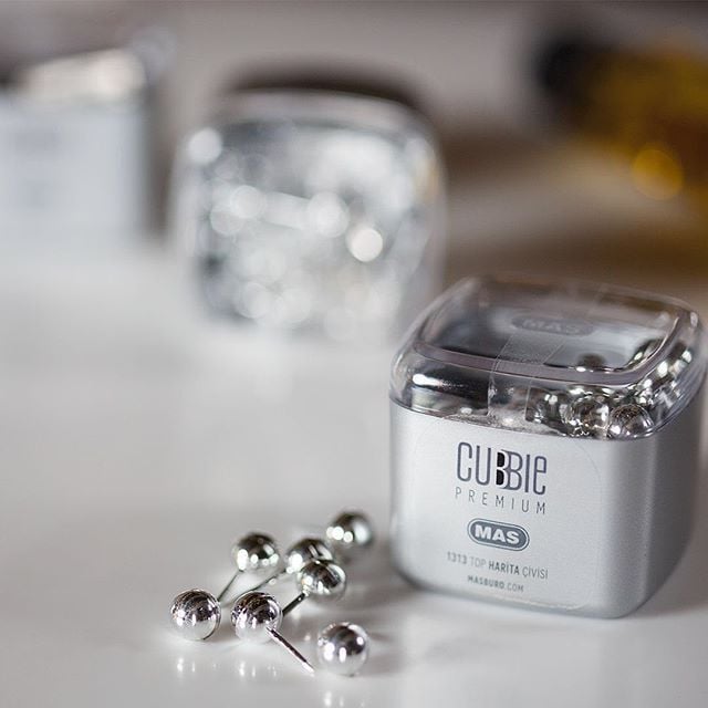 Cubbie Premium Top Harita Çivisi Silver