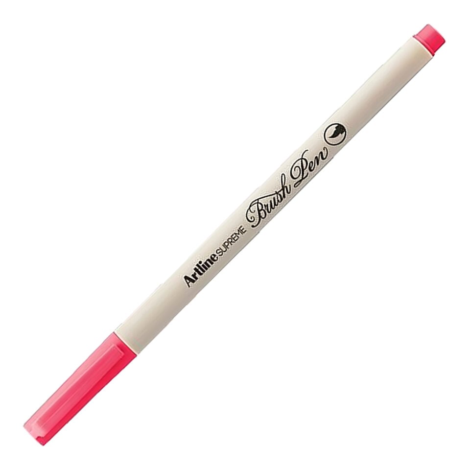 Artline Supreme Brush Uçlu Kalem Fosforlu Pembe