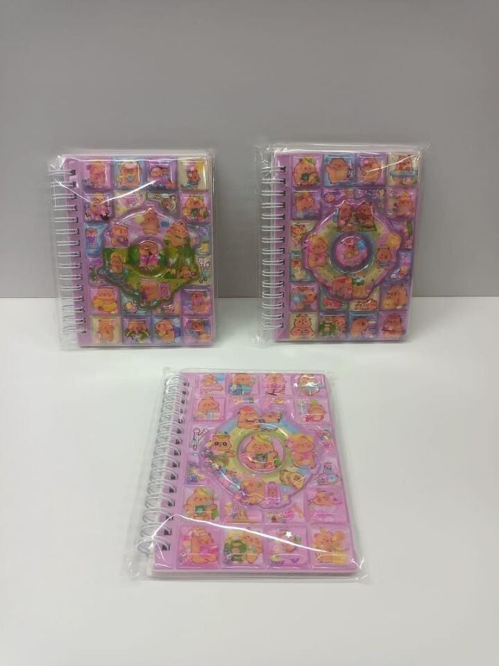 Taros Unick Color Sulu Pullu Capybara A6 Not Defteri