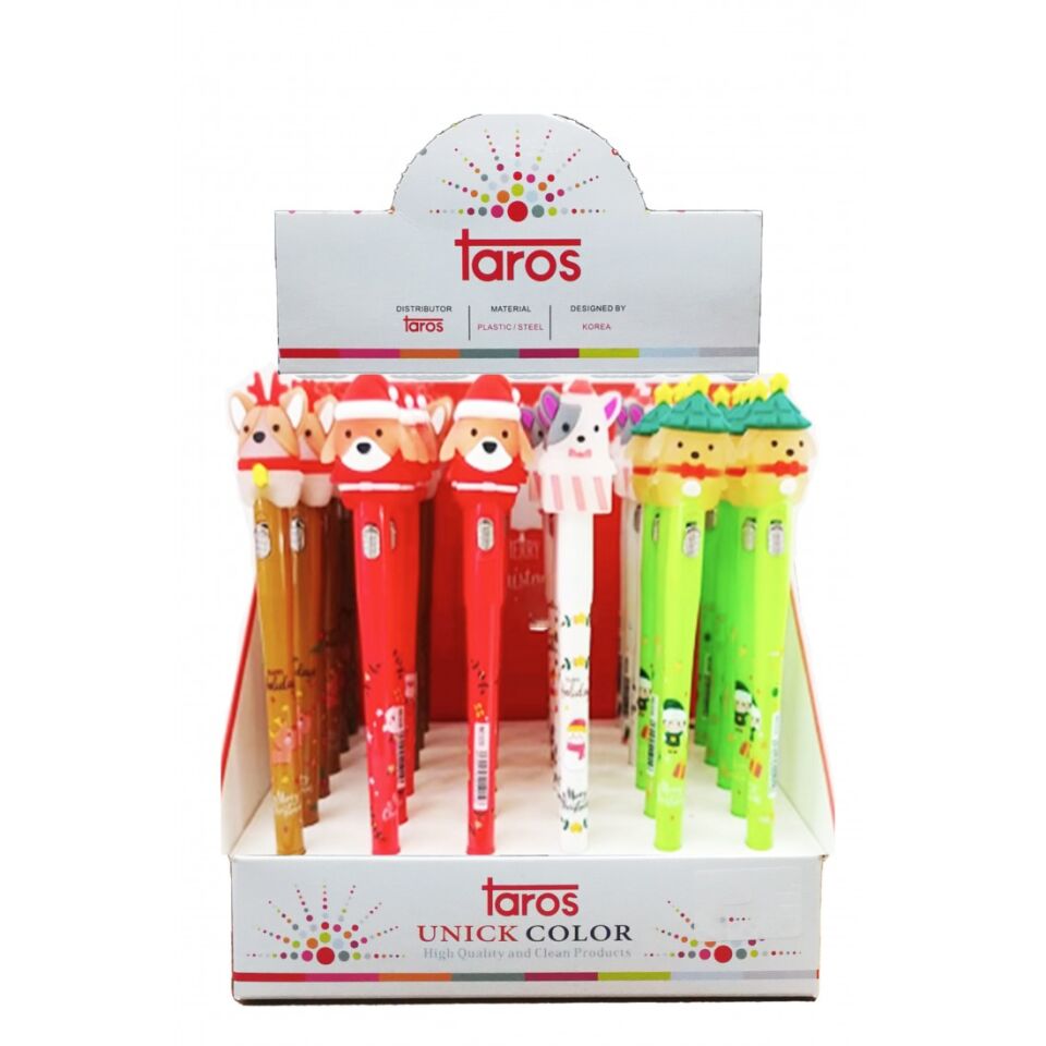 Taros Unick Color Yılbaşı Işıklı Jel Kalem