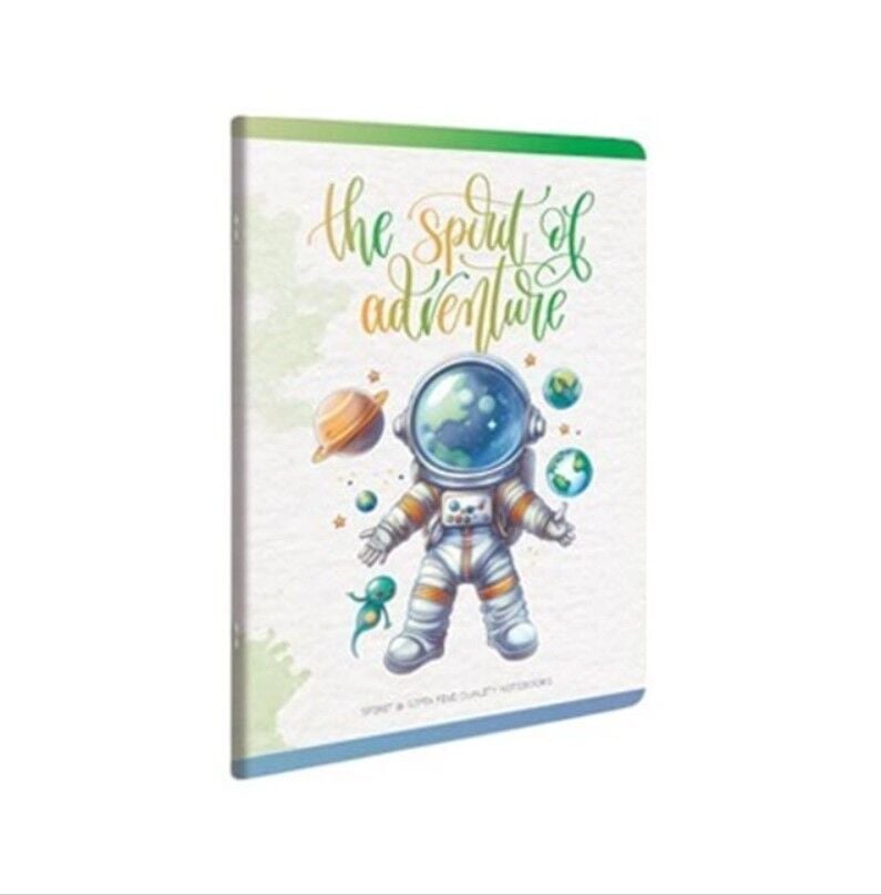 Gıpta Spirit Tel Dikişli KArton Kapak Defter A4 60 Yaprak Kareli