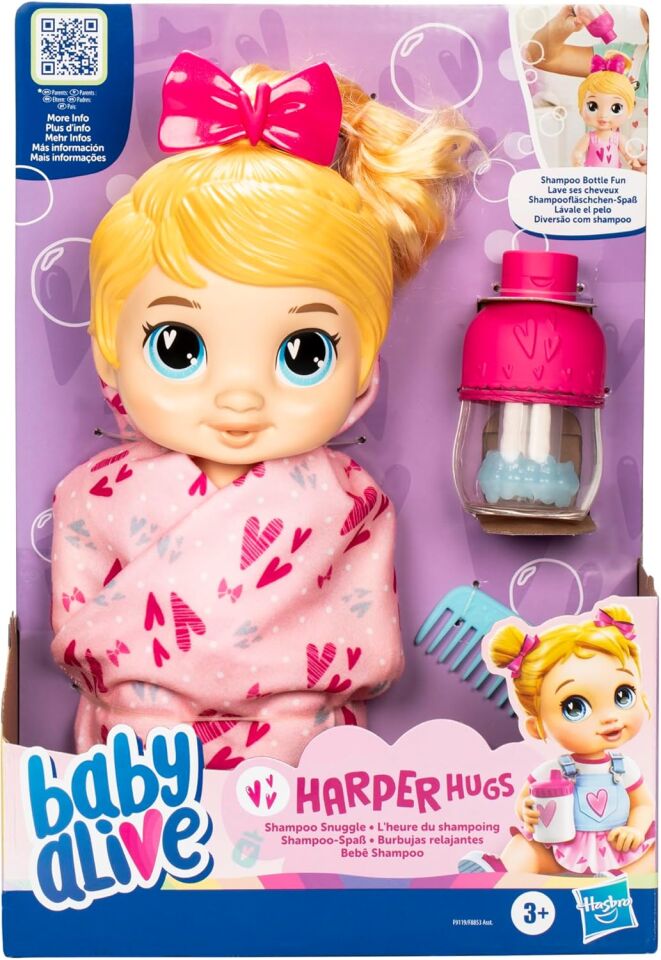 Baby Alive Bebeğimle Şampuan Eğlencesi Sarışın
