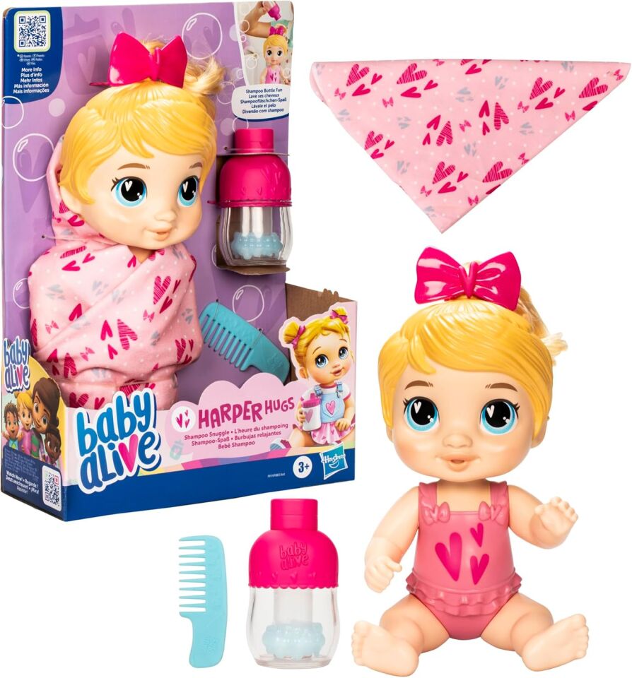 Baby Alive Bebeğimle Şampuan Eğlencesi Sarışın