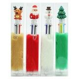 Taros Unick Color Pvc Kutu Yılbaşı 6 Renk Tükenmez Kalem