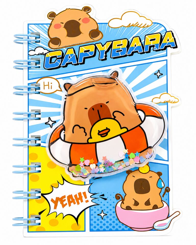 Taros Unick Color Capybara Sulu Pullu Not Defteri