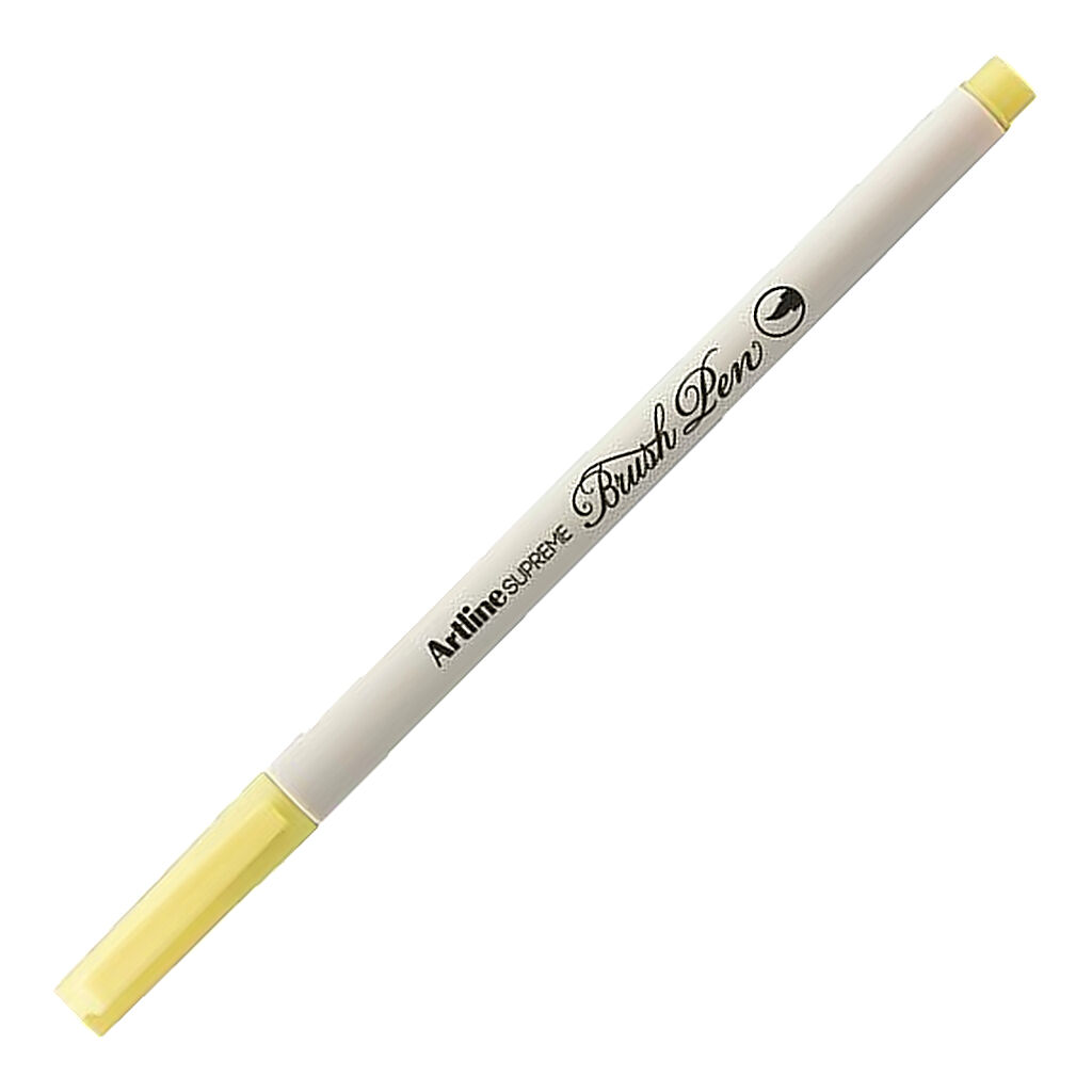 Artline Supreme Brush Uçlu Kalem Açık Sarı