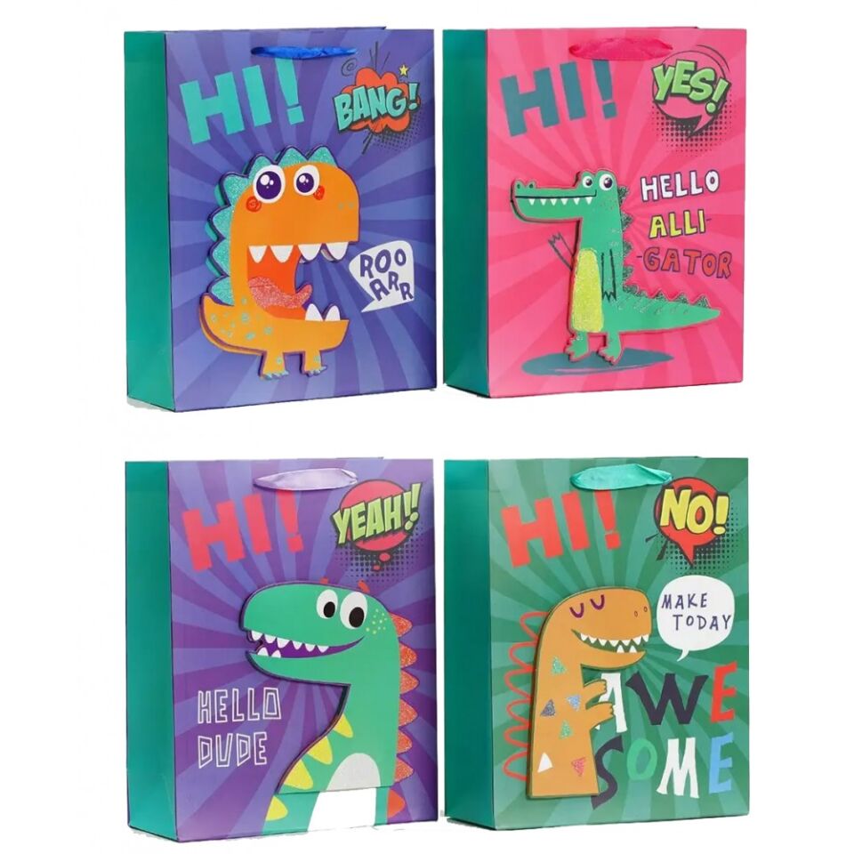 Taros Unick Color Orta Boy Timsah Hediye Poşeti