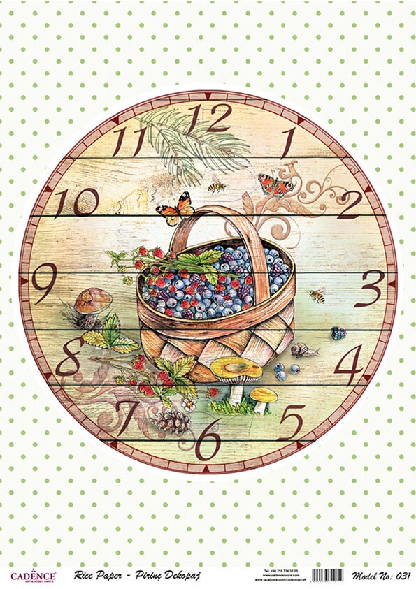 Cadence Pirinç Kağıt Model 31 30X42