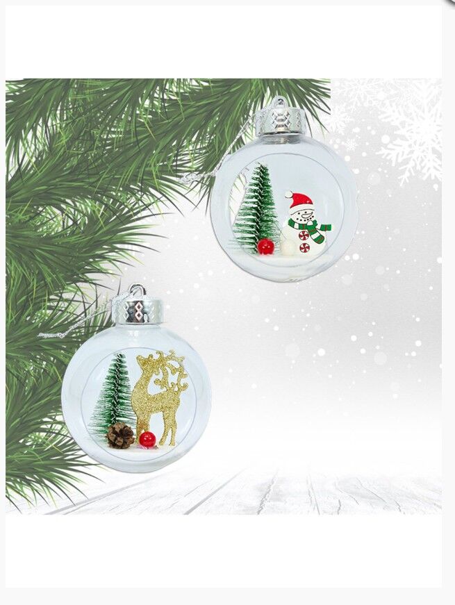 Nedi Top Süs 8 Cm Teraryum Noel Dekoru 2 Li