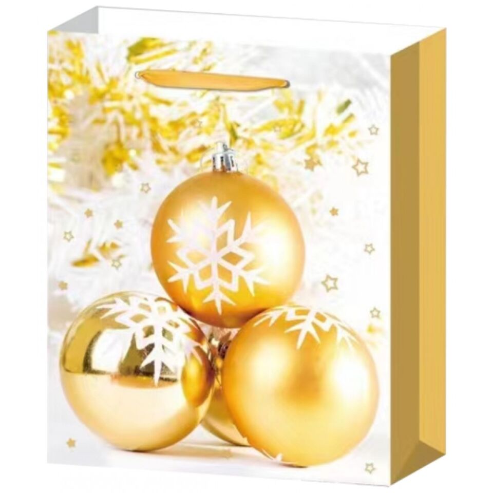 Taros Unick Color Orta Boy Gold Yılbaşı Hediye Poşeti