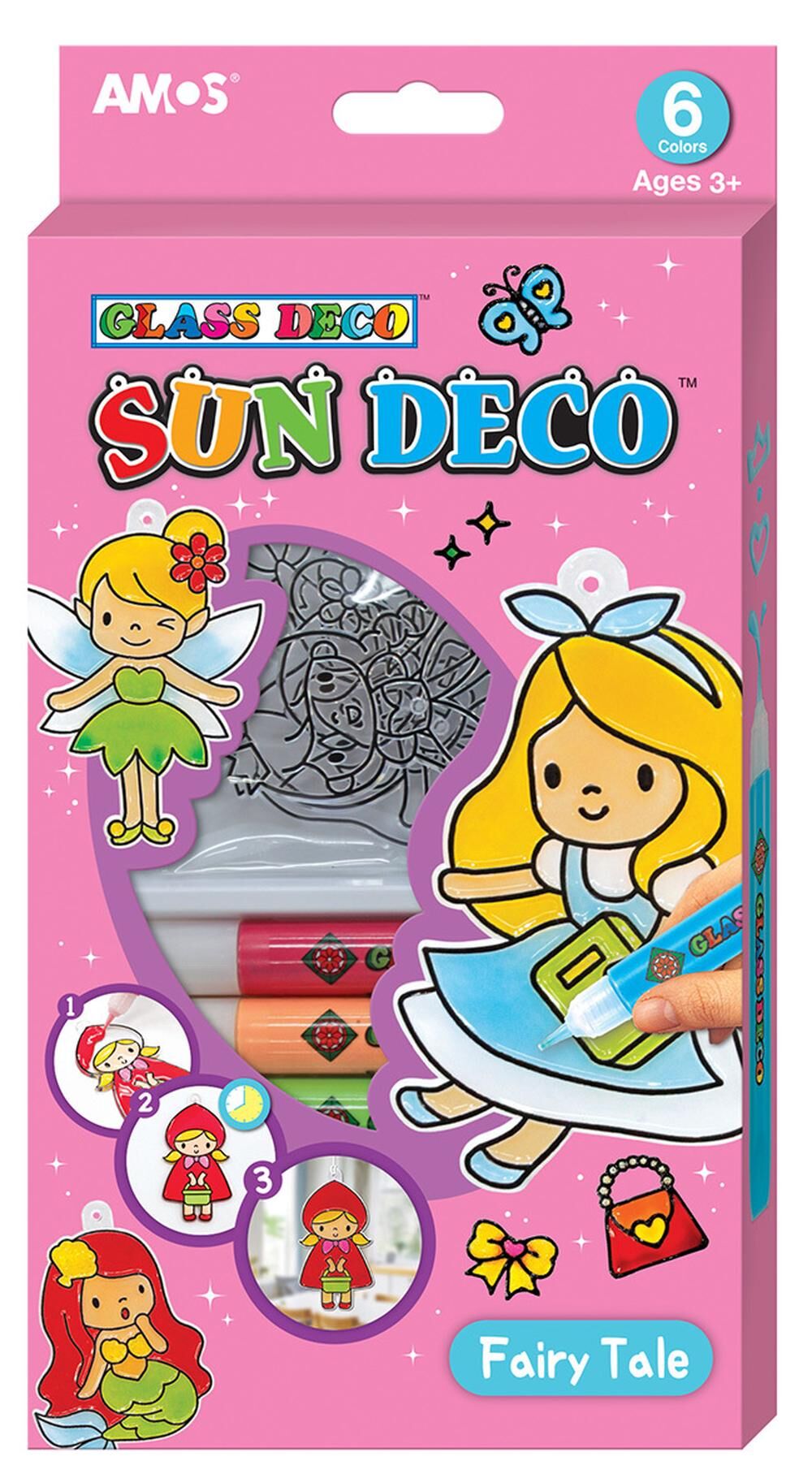 Amos Cam Boyama Seti Sun Deco Peri Masalı Sd10P6-F