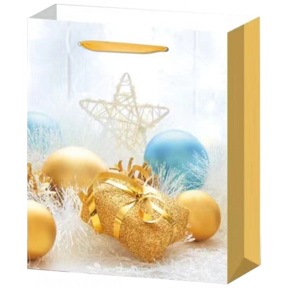 Taros Unick Color Büyük Boy Gold Yılbaşı Hediye Poşeti