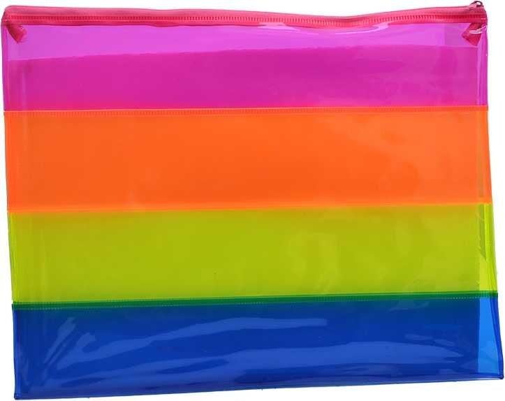 Taros Unick Color Rainbow A4 Fermuarlı Dosya