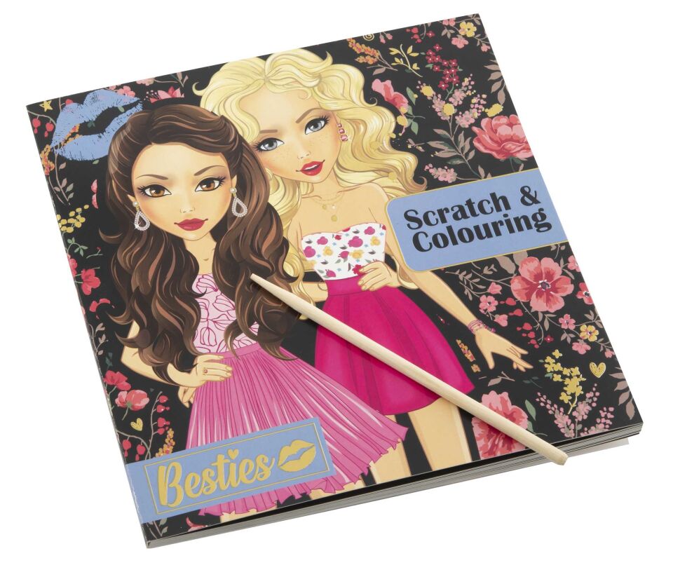 Taros Besties Scratch & Colouring 12 Yaprak 20x20 Cm