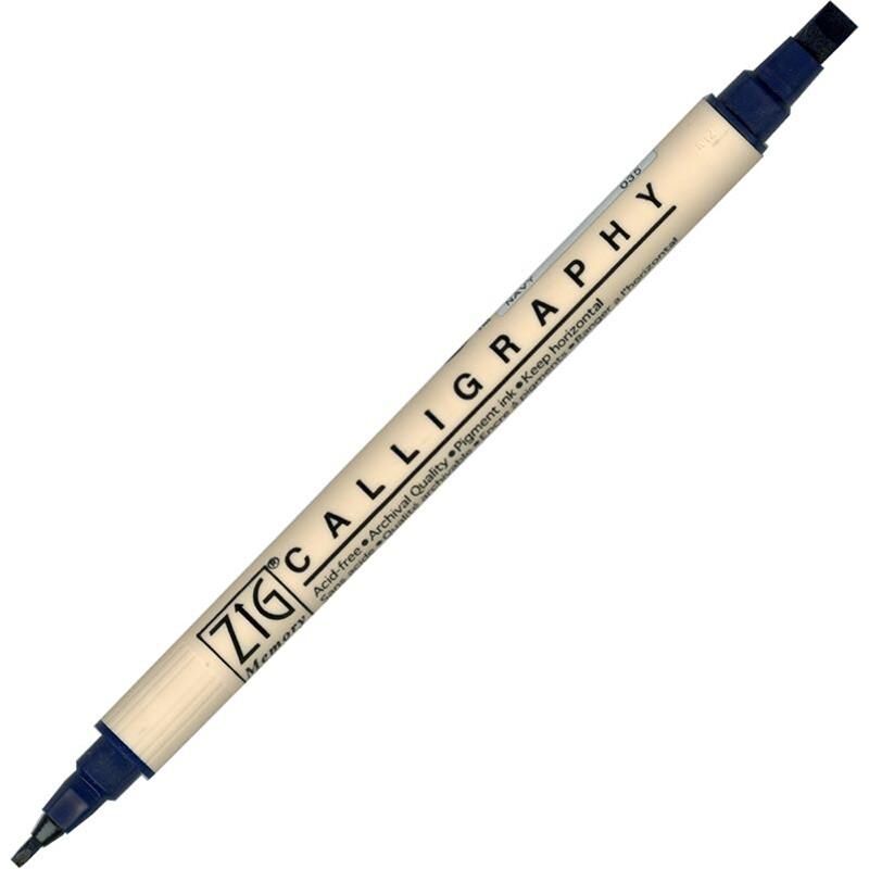 Zig Kaligrafi Kalemi Ms-3400 035 Navy