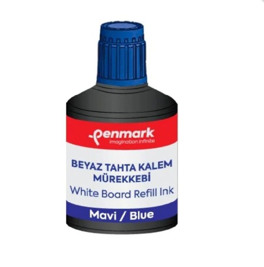 Penmark Beyaz Tahta Kalemi Mürekkebi 100 Ml Mavi