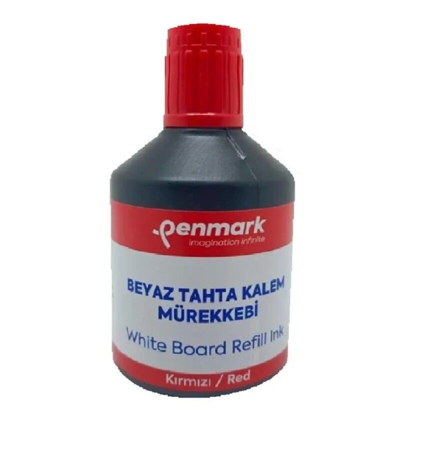 Penmark Beyaz Tahta Kalemi Mürekkebi 100 Ml Kırmızı