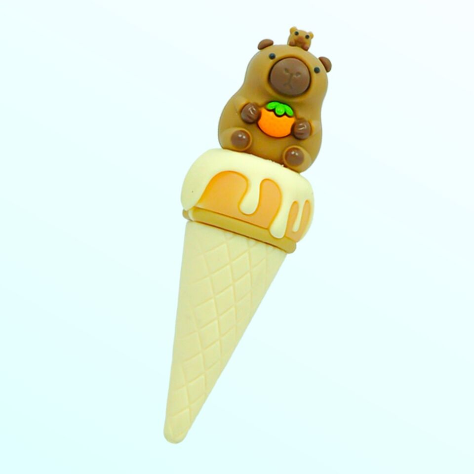 Taros Unick Color Capybara Dondurma Fosforlu Kalem