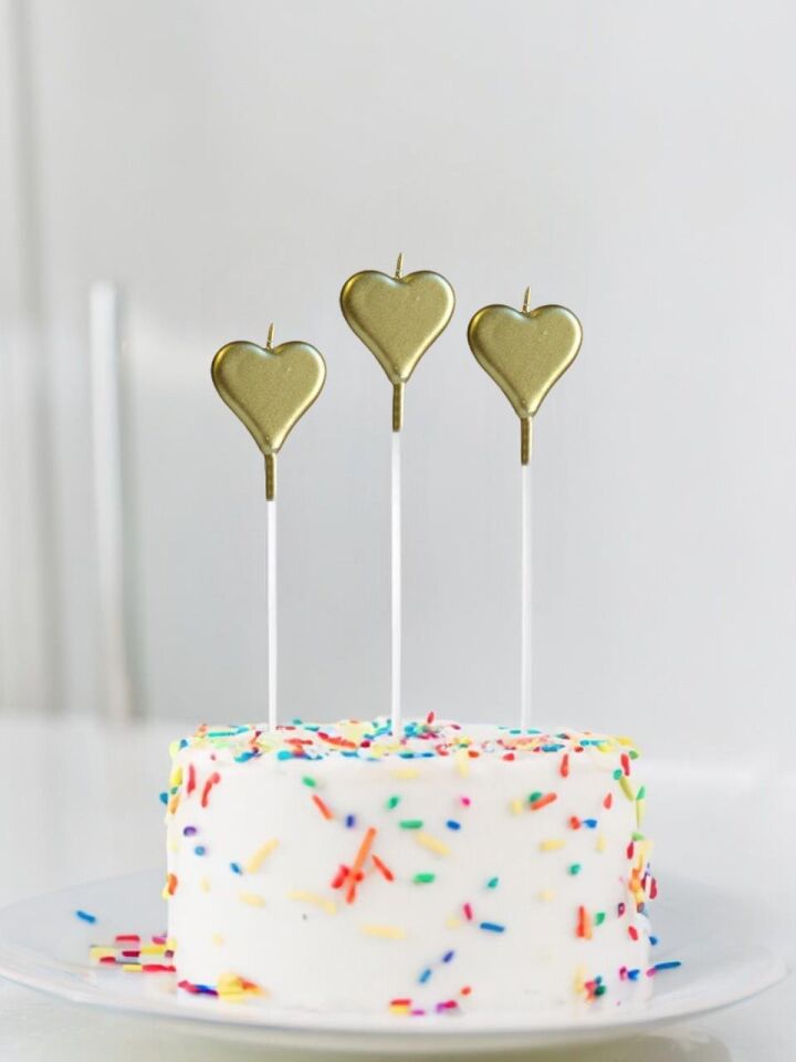 Astaş 3 Lü Yıldız Mum Lüks Altın