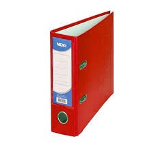 Noki Klasör Geniş Çakmalı Kırmızı