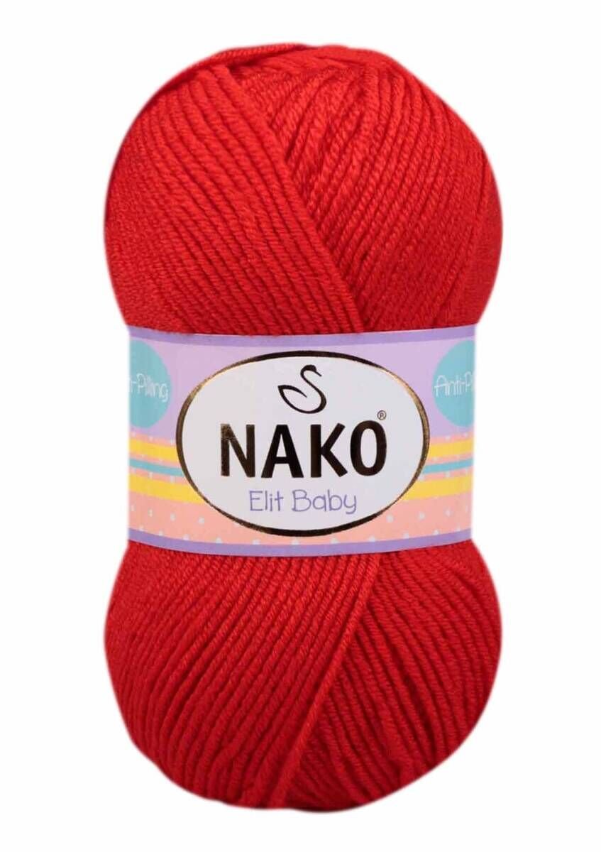 Nako Elit Baby 100 Gr Alev Kırmızı 207