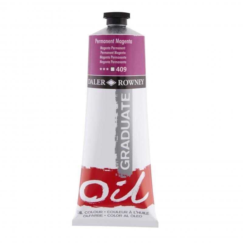 Daler Rowney Graduate Yağlı Boya Grad Oil 200 Ml Perm Magenta
