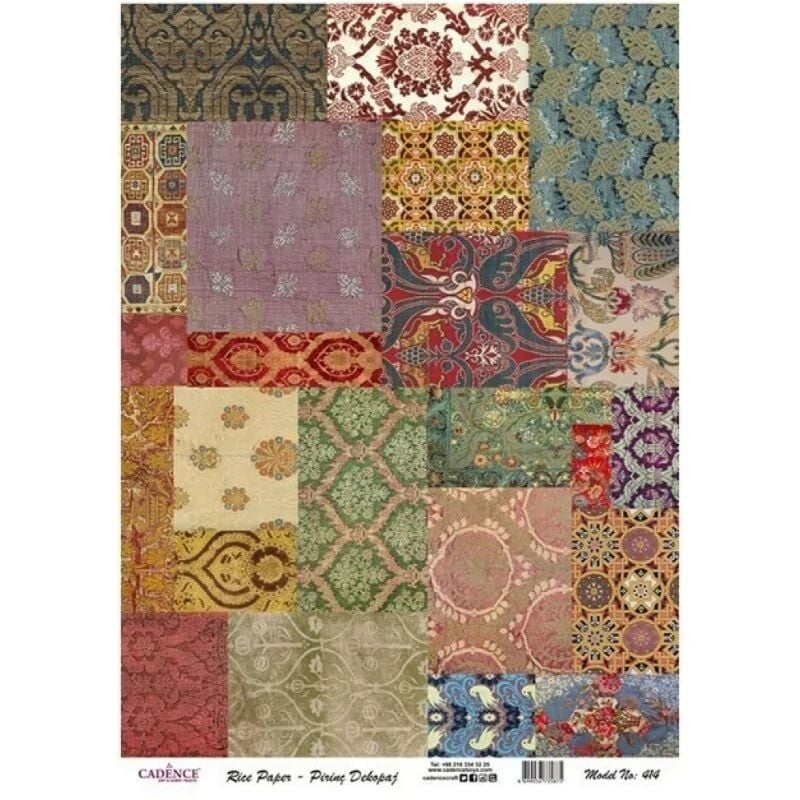 Cadence Pirinç Kağıt Model 414 30x42