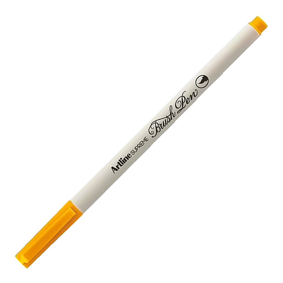 Artline Supreme Brush Uçlu Kalem Sarı