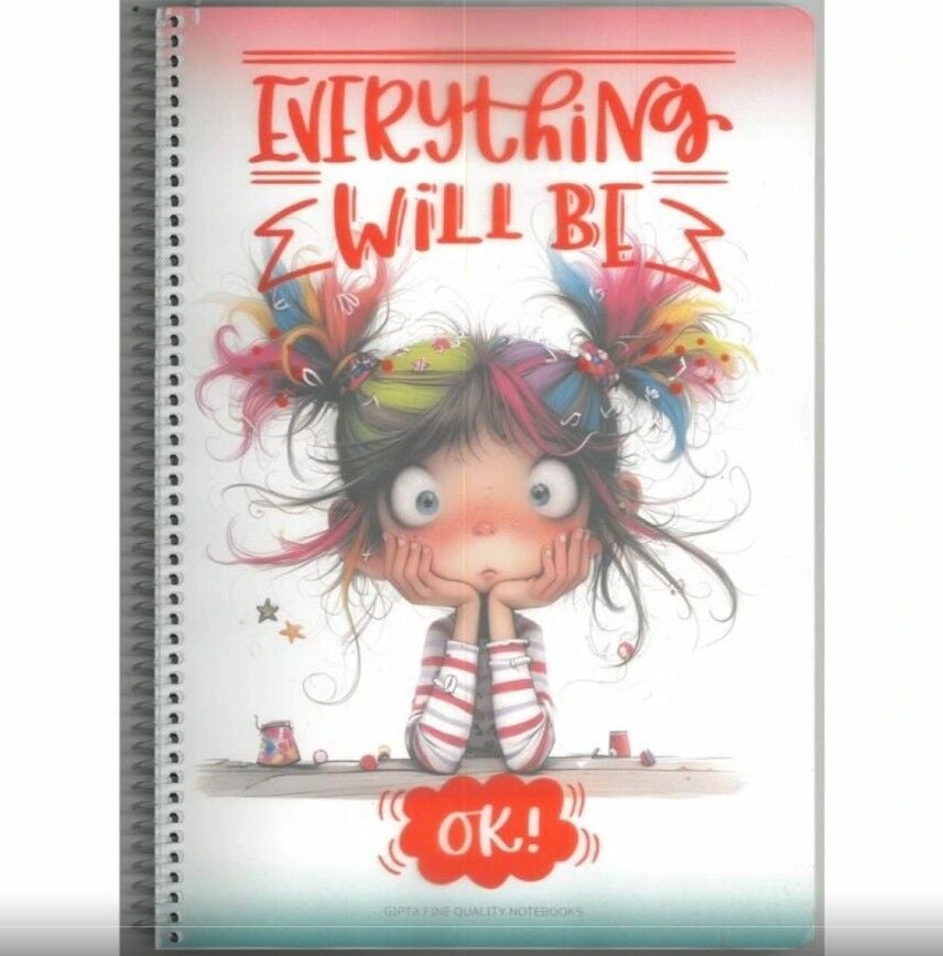 Gıpta Everything Spiralli Ofset Pp Kapak Defter A4 80 Yaprak Çizgili