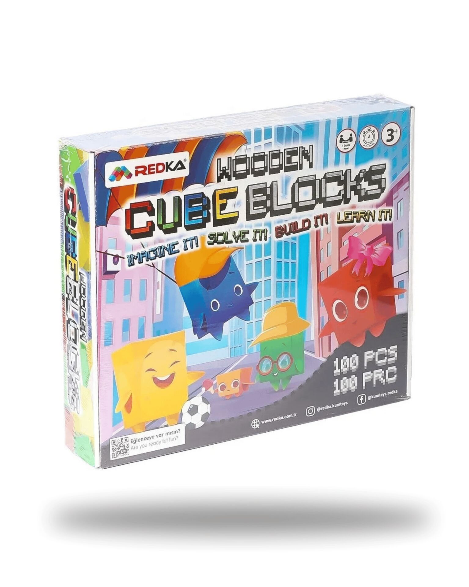 Redka Wooden Cube Blocks