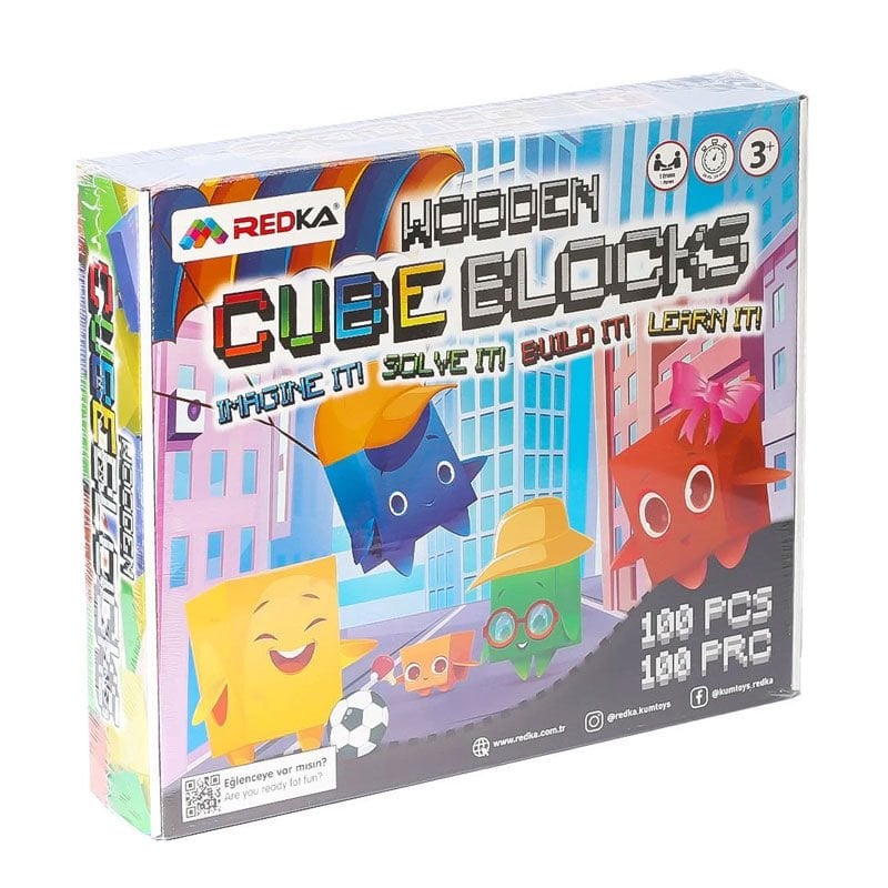 Redka Wooden Cube Blocks