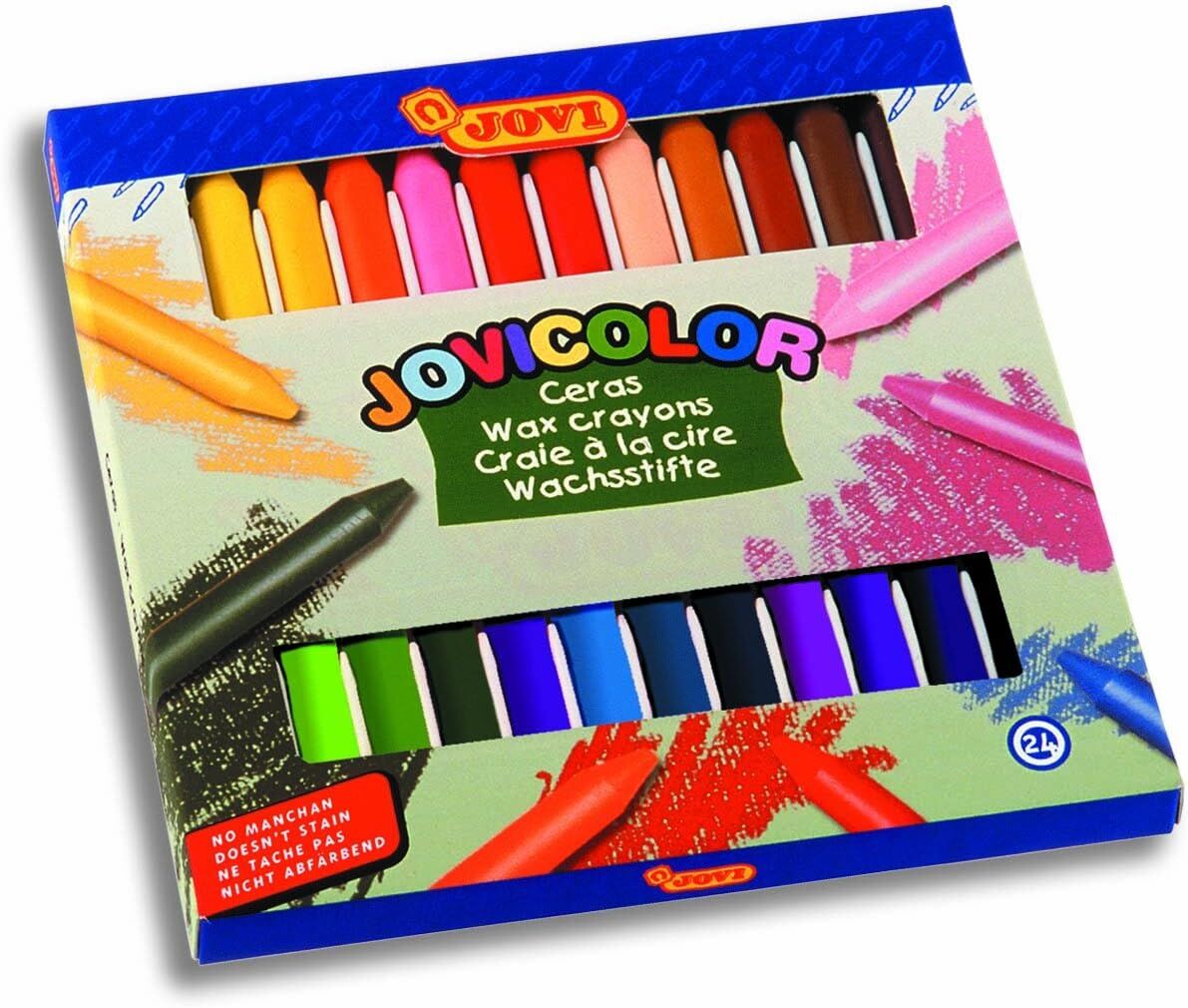 Jovi 980/24 Jumbo Yuvarlak Mum Boya 24 Lü