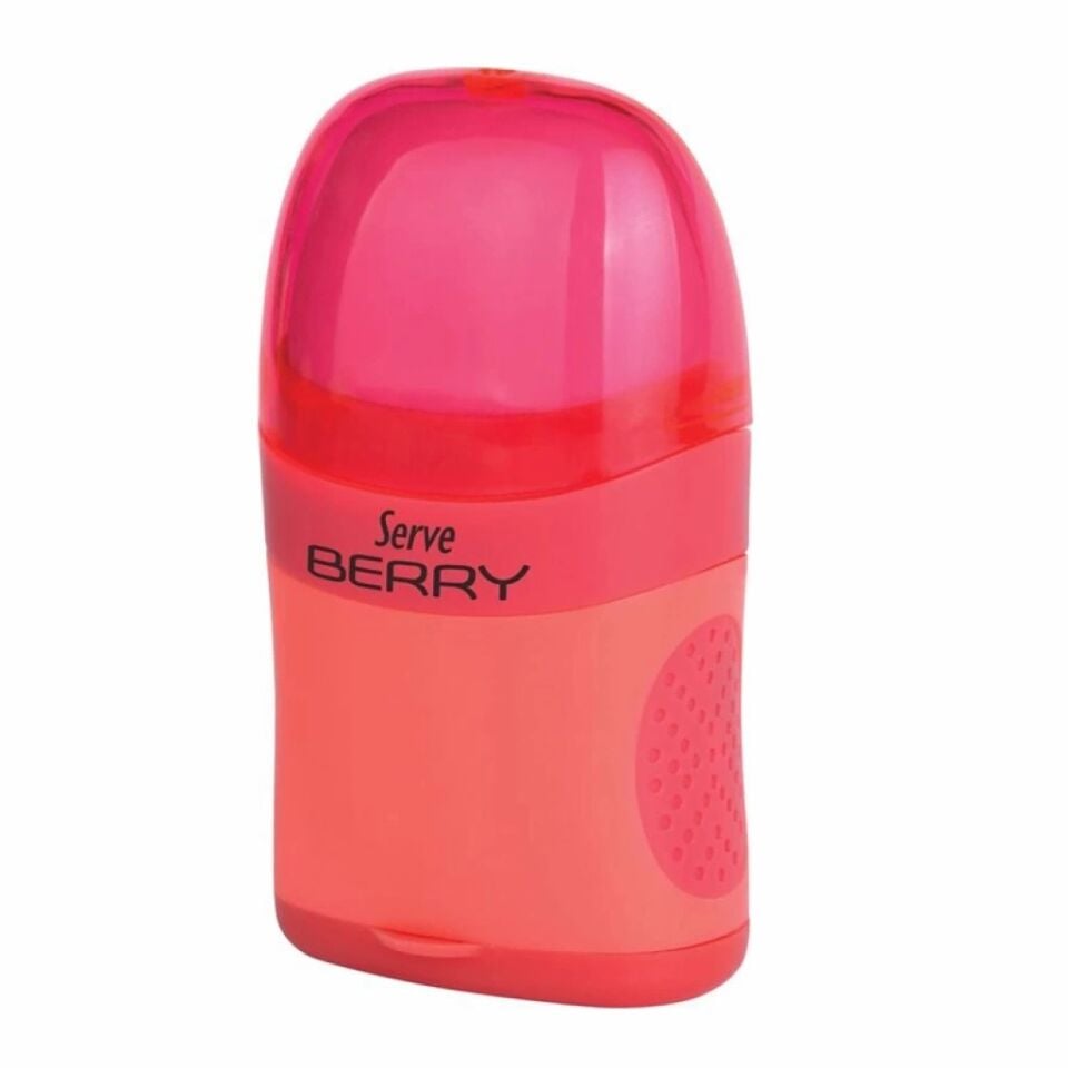 Serve Berry Silgili Kalemtraş Kırmızı