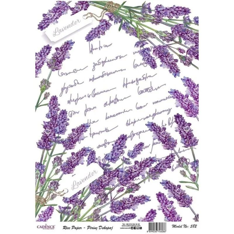 Cadence Pirinç Kağıt Model 582 30x42