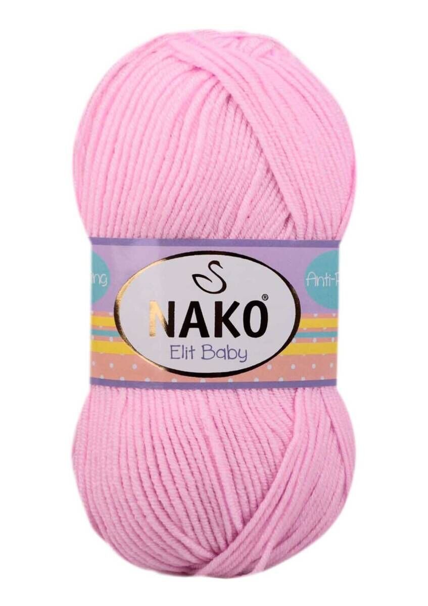 Nako Elit Baby 100 Gr Açık Pembe 6936